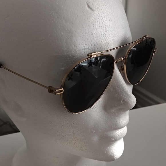 NWT GIVENCHY STAR AVIATOR SUNGLASSES - Picture 10 of 10